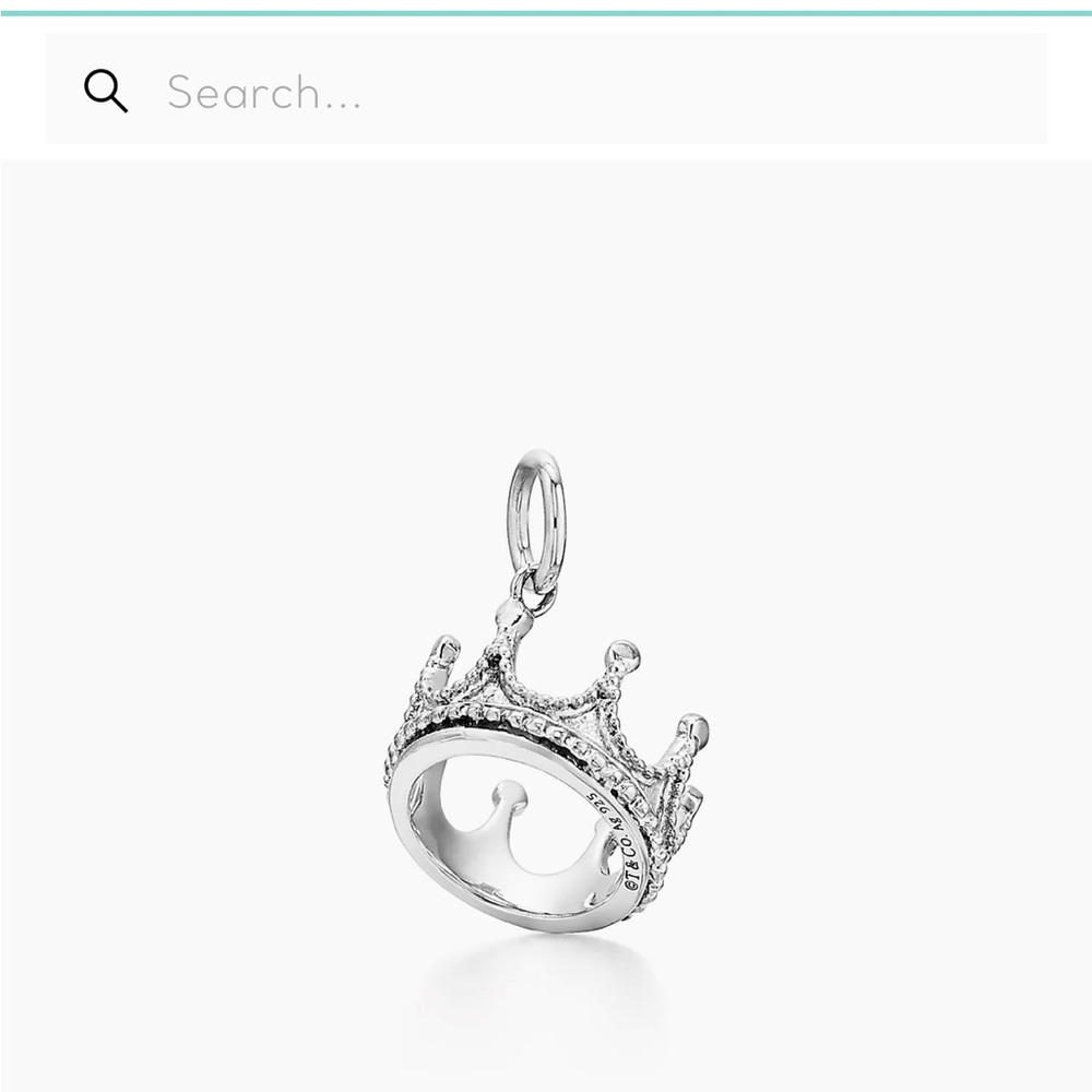 Tiffany’s Queen Silver Charm